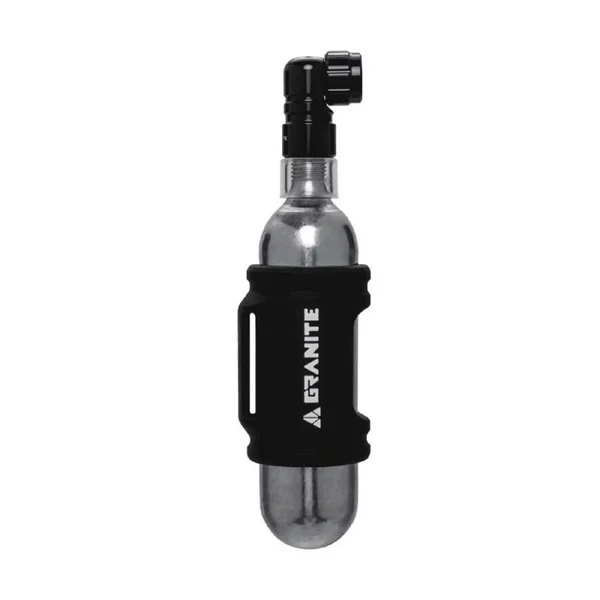 GRANITE PUNK Kit embout de gonflage et poche silicone pour cartouche CO2 25g