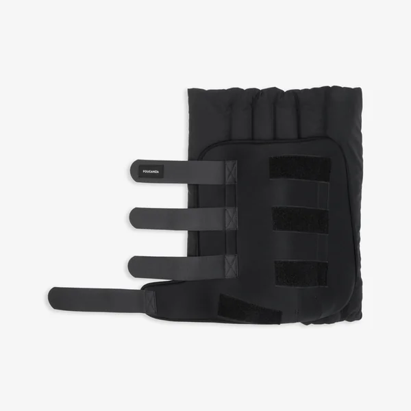 Guêtres de repos équitation avec coton cheval et poney - stable boots noire x2