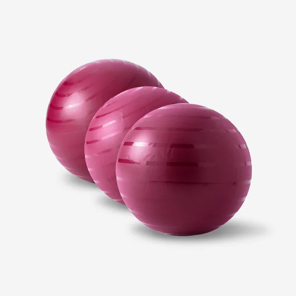 Gym ball taille 3 résistant 75 cm, rose