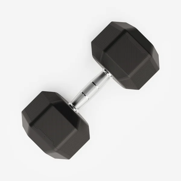 Haltère de crosstraining et musculation Dumbbell hexagonale 22,5 kg, noir