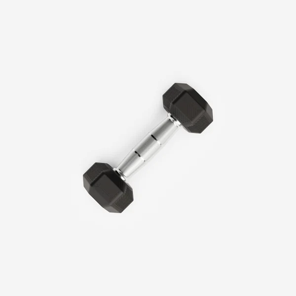 Haltère de crosstraining et musculation Dumbell hexagonale 2,5 kg, noir