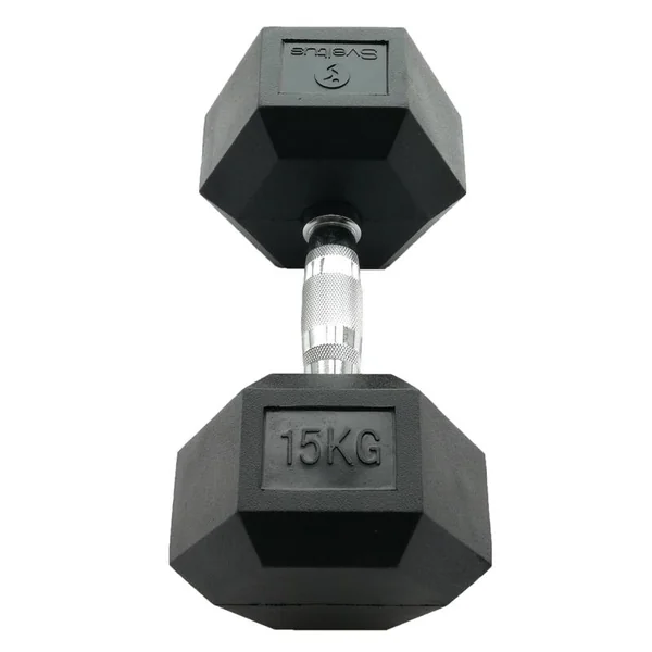 Haltère hexagonale 15 Kg Sveltus
