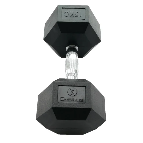 Haltère hexagonale 15 Kg Sveltus