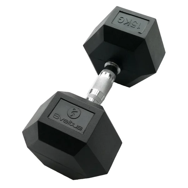 Haltère hexagonale 15 Kg Sveltus