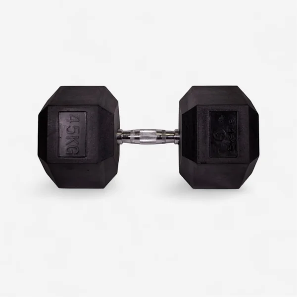 Haltère hexagonale 45 Kg Sveltus