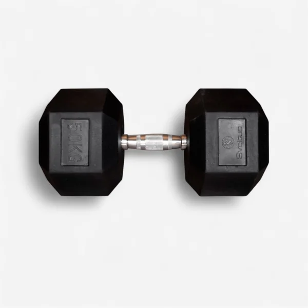 Haltère hexagonale 50 Kg Sveltus