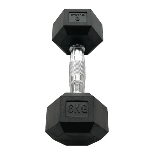 Haltère hexagonale 6 Kg Sveltus