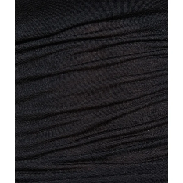 Haut avec cachemire à col bateau super soft - Noir