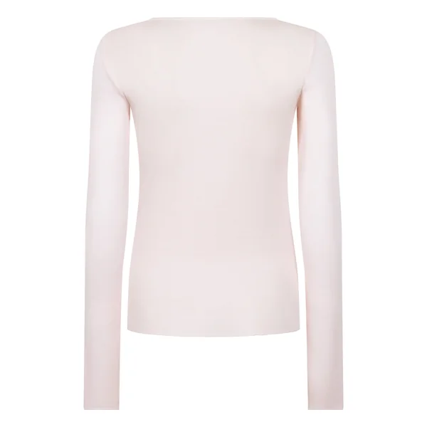 Haut avec cachemire à col bateau super soft - Rose