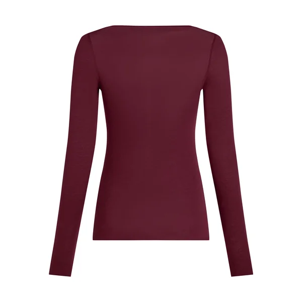 Haut avec cachemire à col bateau super soft - Violet
