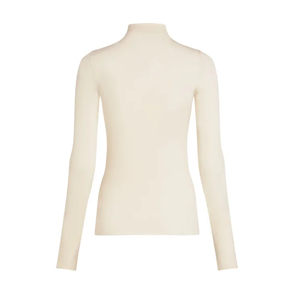 Haut avec cachemire à col roulé super soft - Blanc