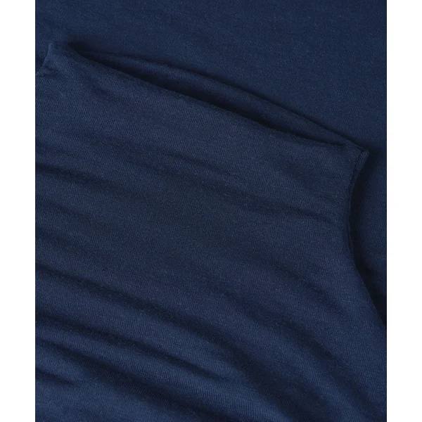 Haut avec cachemire à col roulé super soft - Bleu