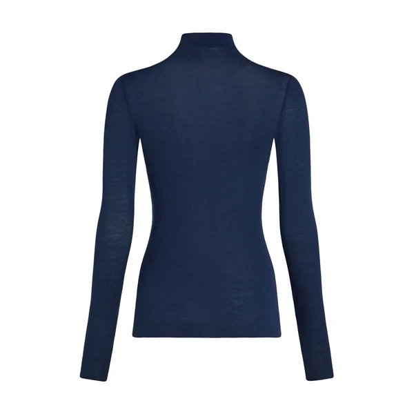 Haut avec cachemire à col roulé super soft - Bleu