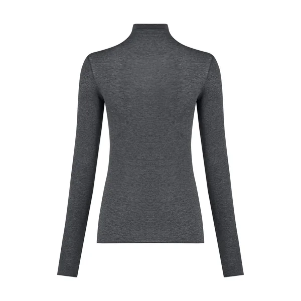 Haut avec cachemire à col roulé super soft - Gris