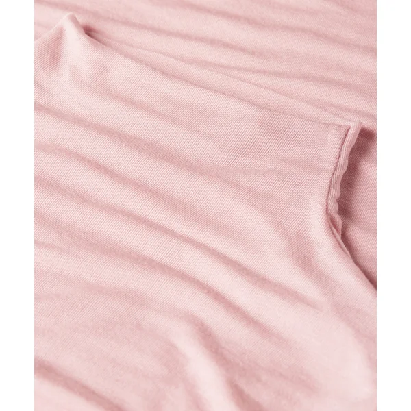 Haut avec cachemire à col roulé super soft - Rose