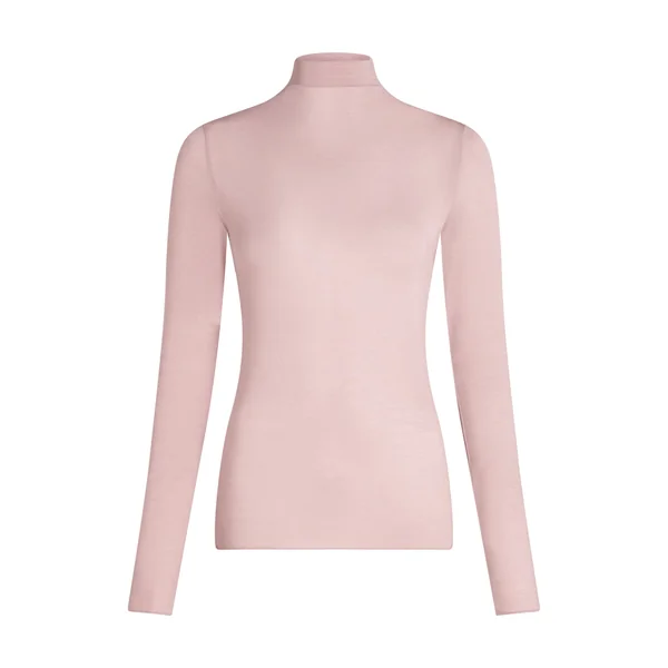 Haut avec cachemire à col roulé super soft - Rose