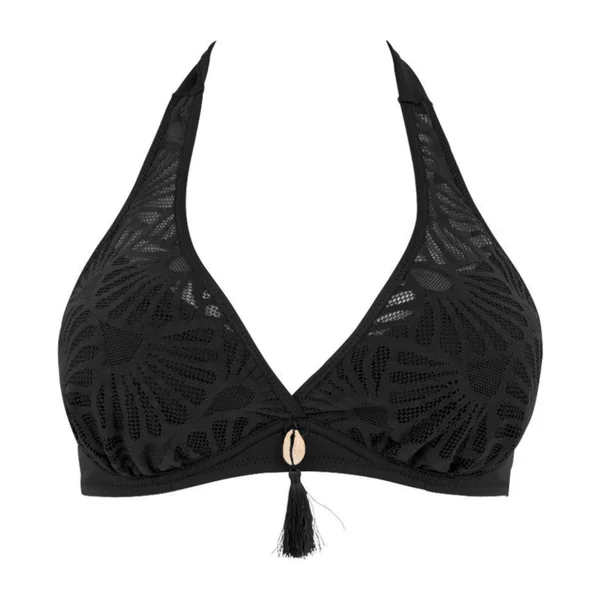 Haut de bikini armatures triangle bonnets profonds LA MUSE DENTELLE Noir