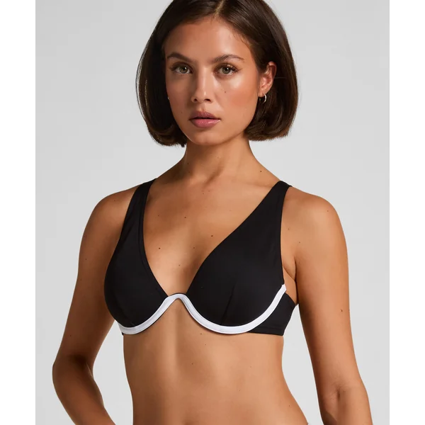Haut de bikini en néoprène - Noir