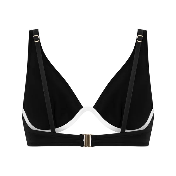 Haut de bikini en néoprène - Noir