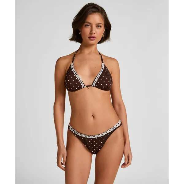 Haut de Bikini Triangle Algarve - Marron