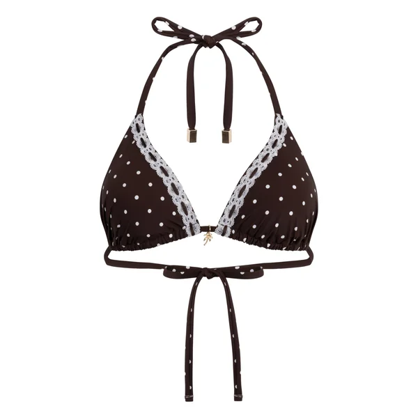 Haut de Bikini Triangle Algarve - Marron
