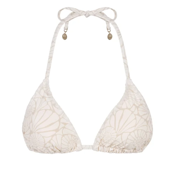 Haut de bikini triangle Caicos - Beige