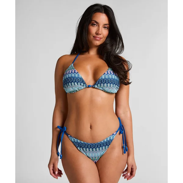 Haut de bikini triangle Cali - Bleu