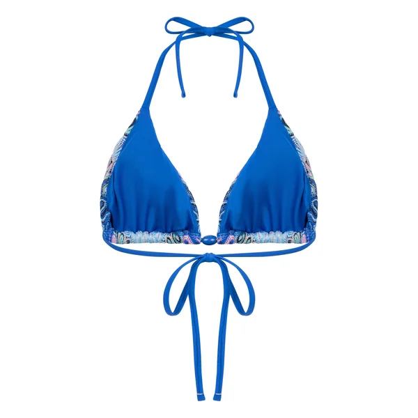 Haut de bikini triangle Cali - Bleu