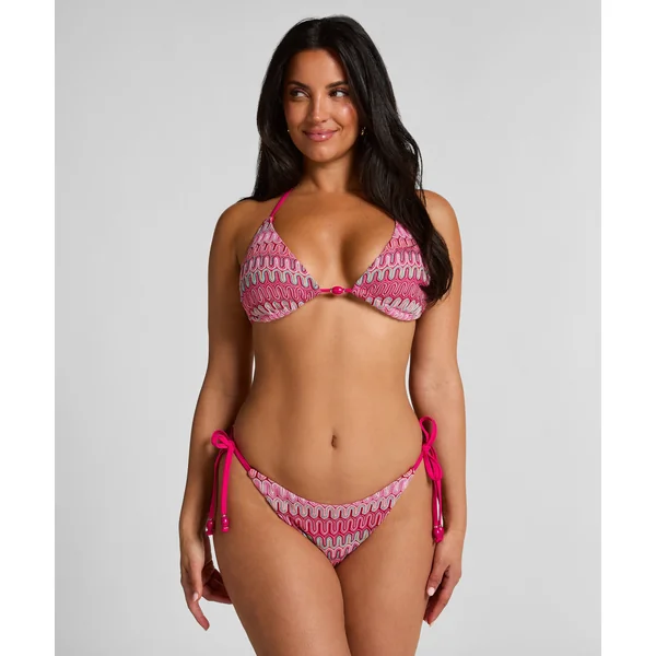 Haut de bikini triangle Cali - Rose