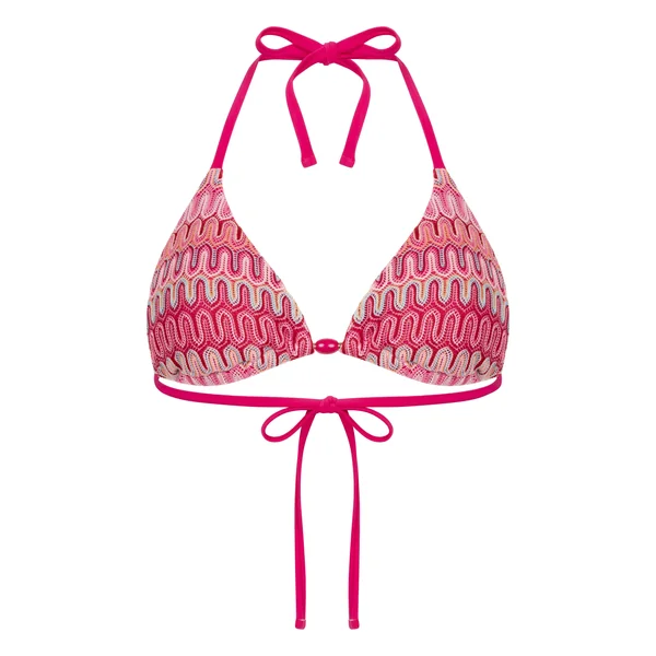 Haut de bikini triangle Cali - Rose
