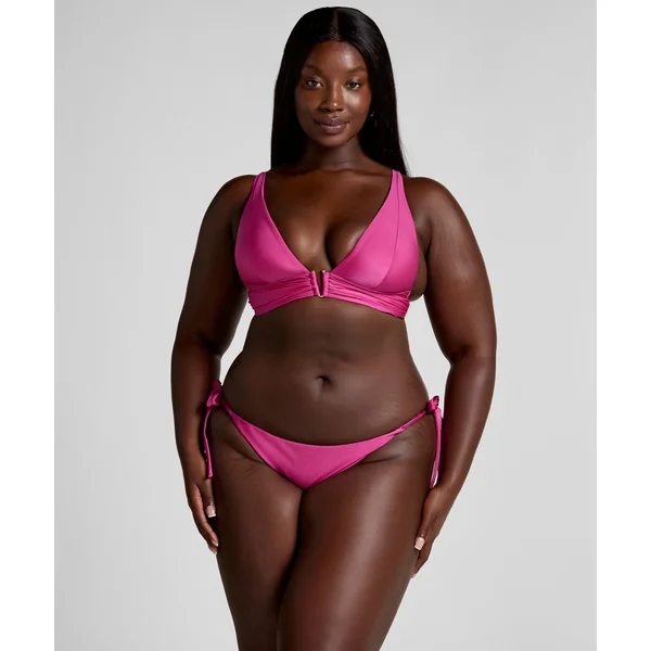 Haut de bikini triangle Luna - Rose