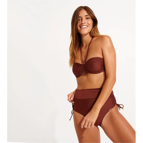Haut de maillot de bain bandeau Fedya Adaman Acajou