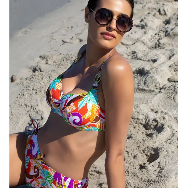 Haut de maillot de bain corbeille fitting Energie Soleil Mandarine Soleil