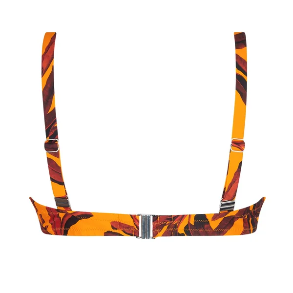 Haut de maillot de bain corbeille fitting grande taille La Melanesia Jaune Banane