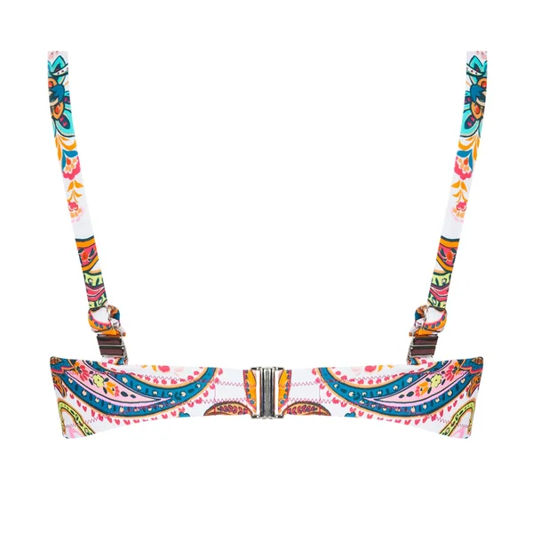 Haut de maillot de bain corbeille fitting La Bayadère Blanc Flashy