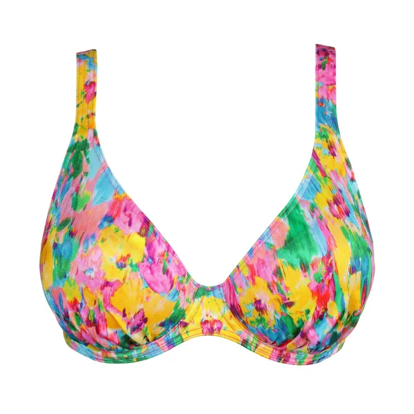 Haut de maillot de bain plongeant Ubud Sun Glow