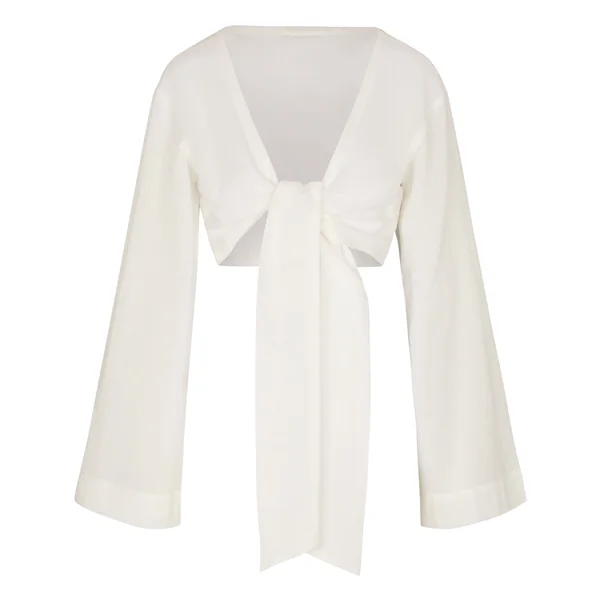 Haut de plage Glam - Blanc