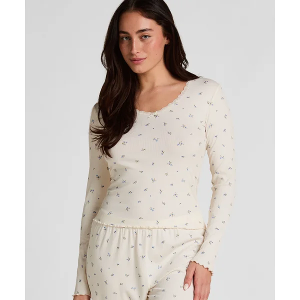 Haut de Pyjama Daisy - Blanc