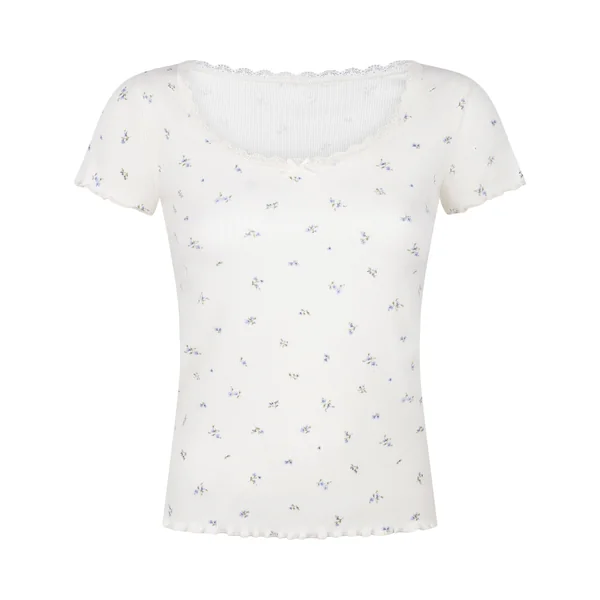 Haut de Pyjama Daisy - Blanc