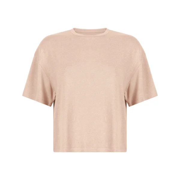 Haut de pyjama en jersey brossé - Beige