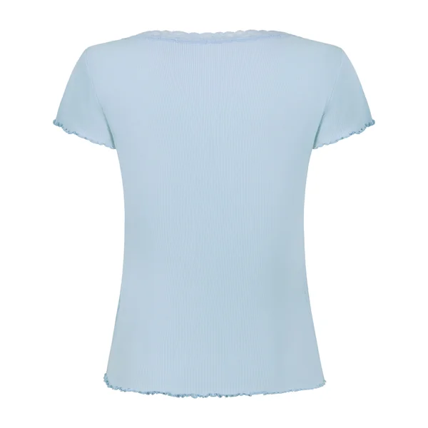 Haut de Pyjama Jersey Côtelé - Bleu