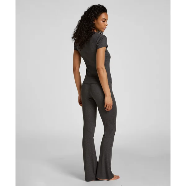Haut de Pyjama à Manches Courtes - Gris
