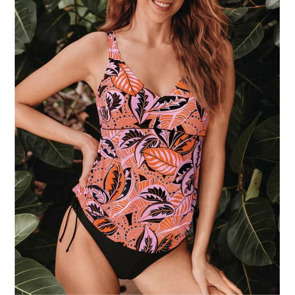 Haut de tankini à armatures Mandarine
