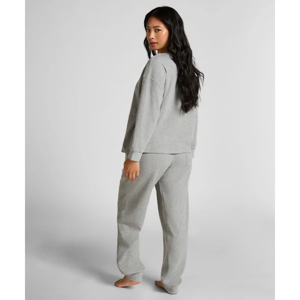 Haut gaufre Henley - Gris