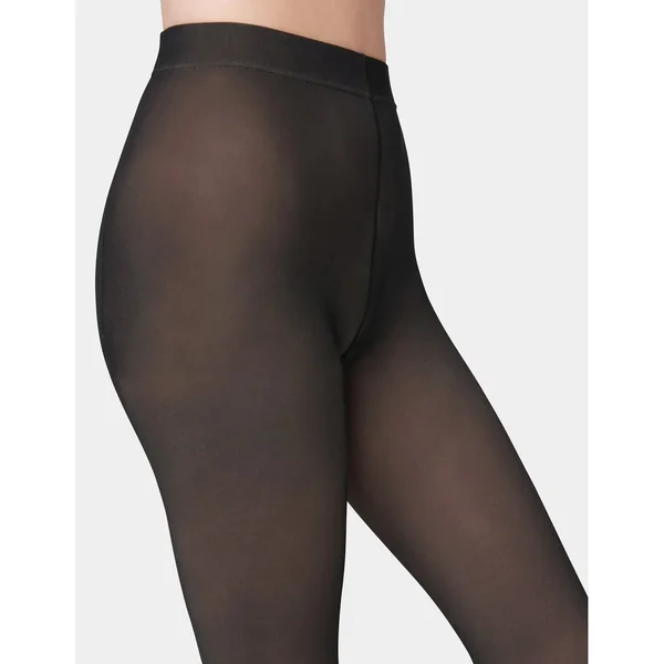Hue - Collants doublés faux transparents doublé pour la chaleur Noir M/L