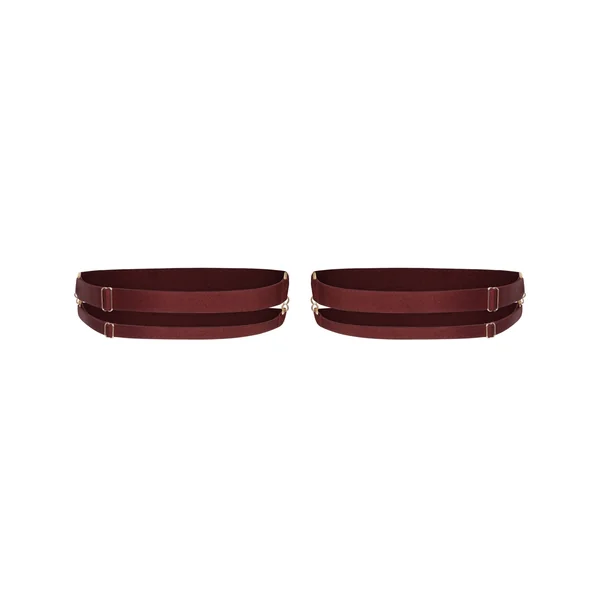 Jarretelles élastiques pour jambes - Rouge