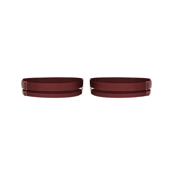 Jarretelles élastiques pour jambes - Rouge