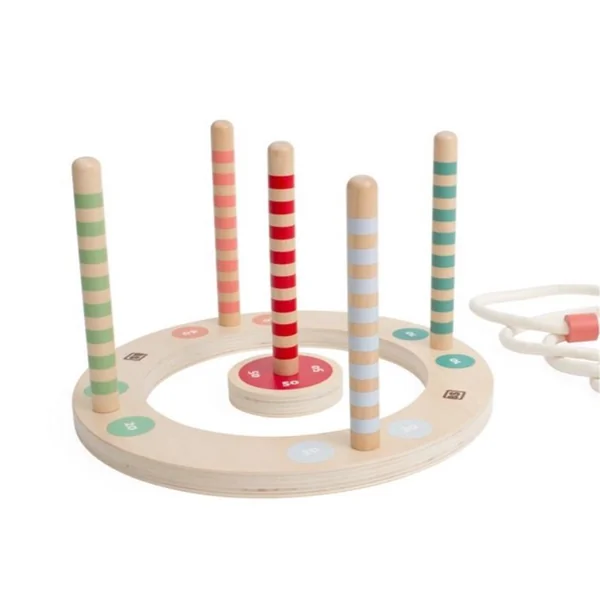 Jeu d'adresse baby gym Bs Toys - Lancer d'anneaux Ring Toss
