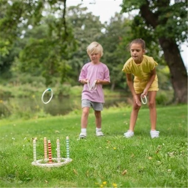 Jeu d'adresse baby gym Bs Toys - Lancer d'anneaux Ring Toss