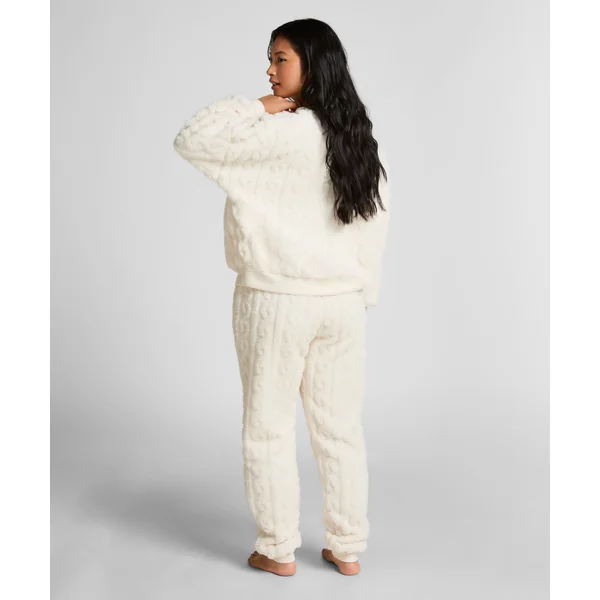 Jogger en polaire torsadée - Blanc